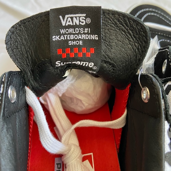 SUPREME VANS MONOGRAM S LOGO SKATE GROSSO MID - Picture 13 of 16